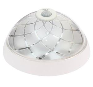 Світильник ЕРКА 1127D-LED, настінний, з вбуд. д/р 12W, 4200К прозорий, Е27, IP20 4 шт/уп(ЧП)(190801)