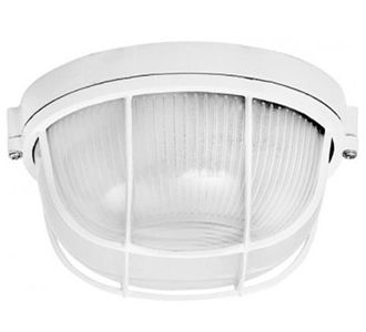 Світильник MAGNUM MIF 012  IP44, 60W, "коло" білий, з решіткою(90016778)