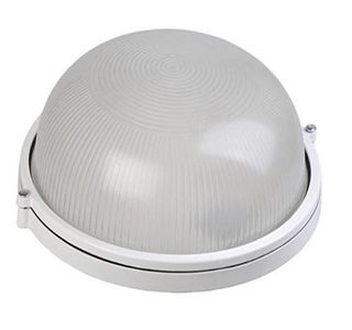 Світильник 60W круг білий без решітки НПП1301-60W-E27-IP65(TNSy5000570)