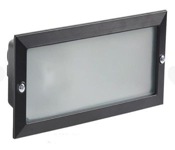 Світильник НПП 3102 чорний прямокутник, IP54, 60W, ІЕК(LNPB0-3102-1-060-K02)