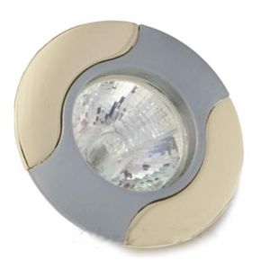 Світильник точковий DELUX DR50107R R50 220V хром мат.-золото поворот.(10008623)