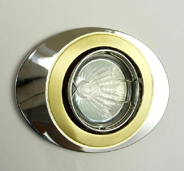 Светильник точечный DELUX HDL 16001 MR16 12V хром мат неповорот.(10008649)