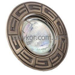 Світильник точковий DELUX HDL 16103R MR16 12V зелена антична мідь(10008685)