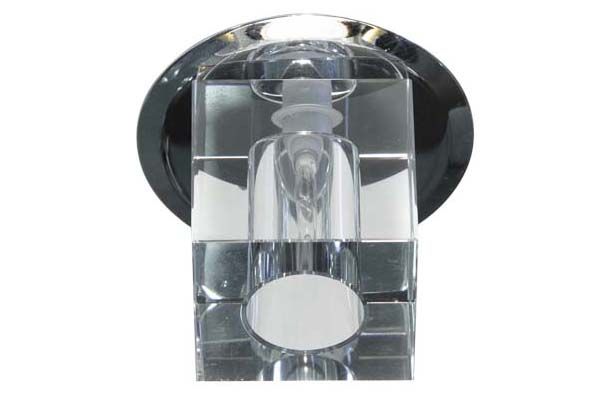 Светильник FERON JD57S, хром (малый квадрат) 20W G4(JD57S)