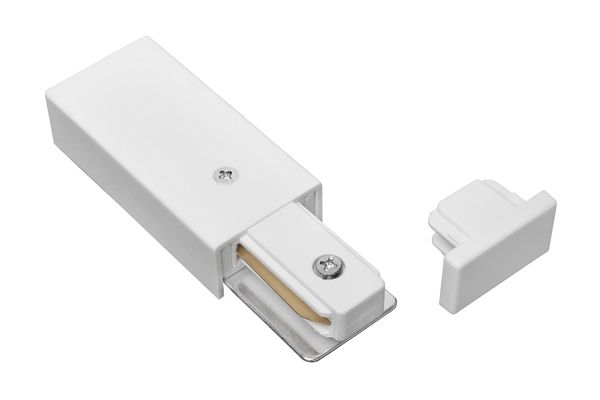 Раз'єм живлення+заглушка білий DELUX 2КIТ 90015821(90015821)