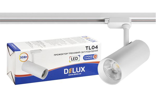 Світильник трековий LED TL04 30Вт 24град. 4000К білий 90015880(90015880)