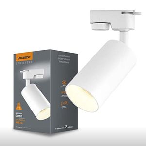 Світильник трековий VIDEX SPF06C-W MR16 /GU10 білий(VL-SPF06C-W)