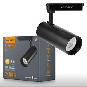 Світильник трековий VIDEX VL-TR04W-304B 30W 60° 4100K чорний(VL-TR04W-304B)