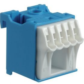 Клема N-клема 1*16 мм2+5*4мм2 шир.30мм QiuckConnect KN06N HAGER(KN06N)