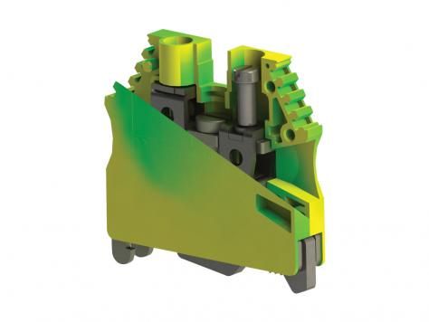 Клема заземлення AVK 6 ТК жовто-зелена Klemsan(0.0.0.3.34460)