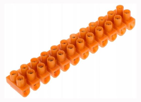 Клемна колодка  PAWBOL (Польща) 12*4 мм (помаранчева)(Е 4032Р)