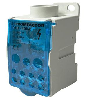 Розподільчий клемний блок DTB400 400A (12 контактів) 690V PROMFACTOR(DTB400)