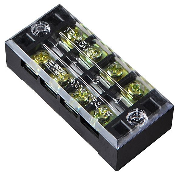 Клемна колодка ТВ 2504 (4п х 25А) АсКо(A0130050008)