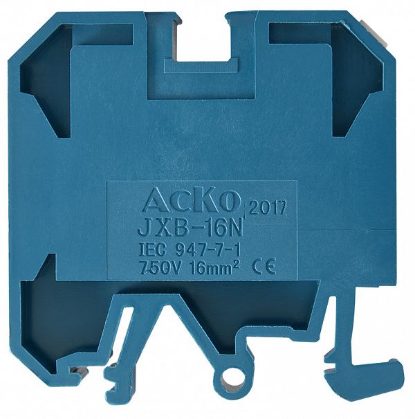 Клеммник JXB-16,0/35 синий АсКо смотреть Клемсан(A0130010026)
