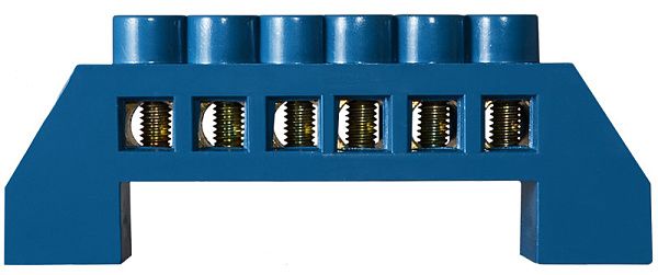 Клемник занулення в пласт. корпусі ВС-6А 06 6 отв (6*9мм)  АсКо(A0150120059)