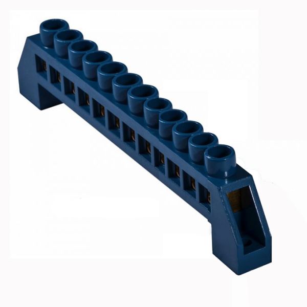 Клемник занулення в пласт. корпусі ВС-6А 10 10 отв (6*9мм)  АсКо(A0150120061)