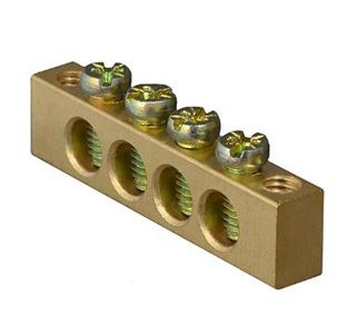 Нульова шина  6х9 (4 отворів) АсКо(A0150120063)