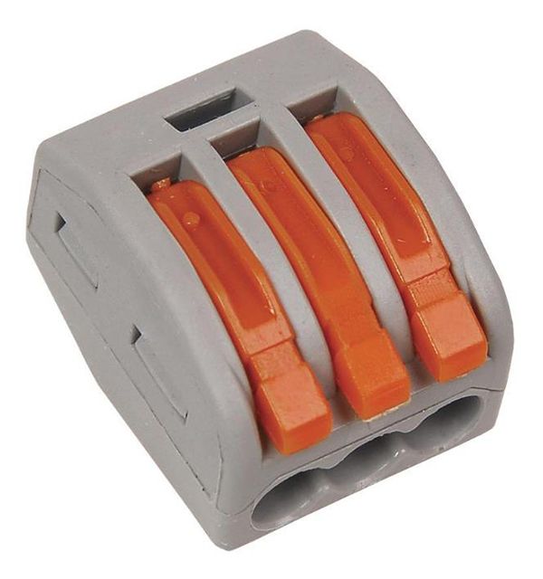 Клема будівельно-монтажна СМК 222-413 (аналог WAGO) ІЕК(UKZ-001-413)