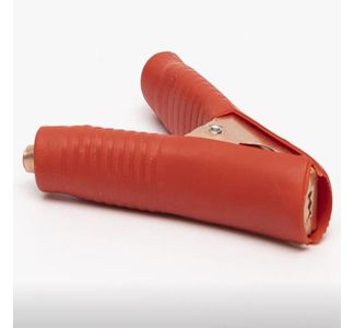 Затискач акумуляторний (крокодил) 100 А, червоний ЗКС-9 (90мм) TAKEL(505628к)