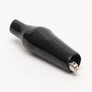 Затискач акумуляторний (крокодил) 3 А, чорний ЗКС-28 (27мм) TAKEL(505600)