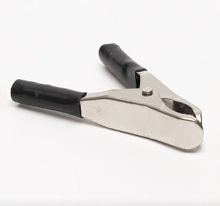 Затискач акумуляторний (крокодил) 30 А, чорний ЗКС-7 (75мм) TAKEL(505612)