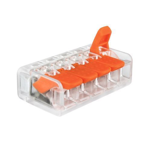 Клема Biom швидкого монтажу WT-465 5 входа 32А 400В 0,14-4мм2(WT-465)