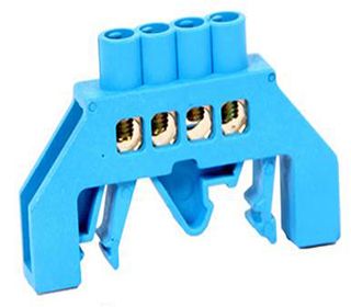 Шина нульова e.bsi.pro.2.4. на DIN-рейку в ізольованому корпусі E.NEXT(p0650010)