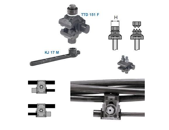 Затискач відгалуджувальний TTD 241FJTA (16-150/6-35)(TTD241FJTA)