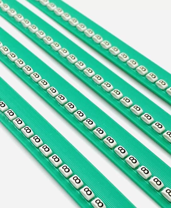 Планка з цифрами (8) планка Grafoplast(GFBL117M08BW)