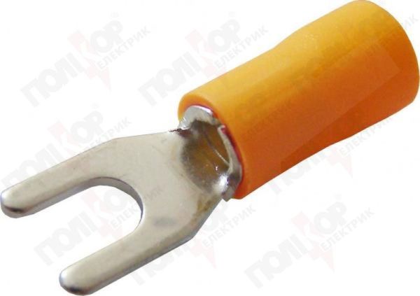 Наконечник вилочний з ізол. SV 1.25 -3,7 АсКо (100шт/уп)(A0060040033)