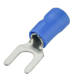 Наконечник вилочний з ізол. SV 2 -4,0 АсКо (100шт/уп)(A0060040003)