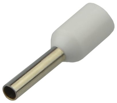 Наконечник трубчастий НТ 0,5-10 АсКо (100шт./уп) білий(A0060010014)