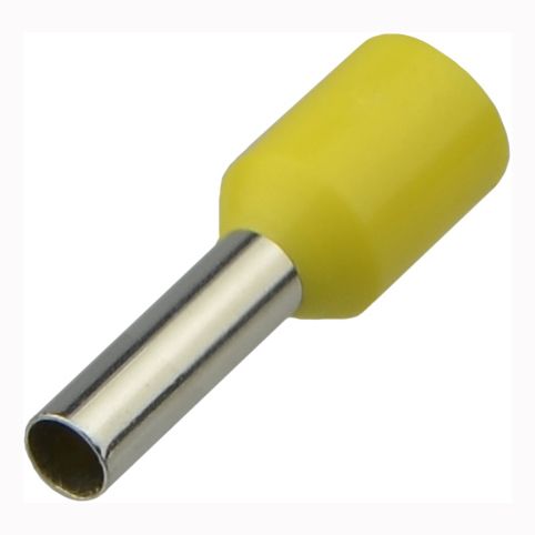 Наконечник трубчастий НТ(Е) 0,75-08 АсКо (100шт./уп) жовтий(A0060010140)