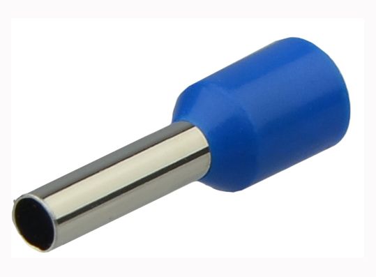 Наконечник трубчастий НТ 1,5-08 АсКо (100шт./уп) синій(A0060010056)
