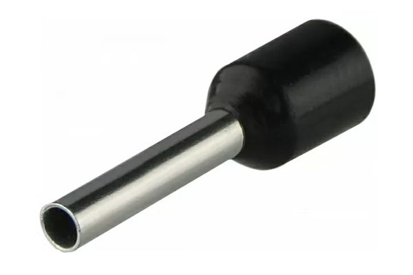 Наконечник трубчастий НТ 1,5-10 АсКо (100шт./уп) чорний(A0060010116)