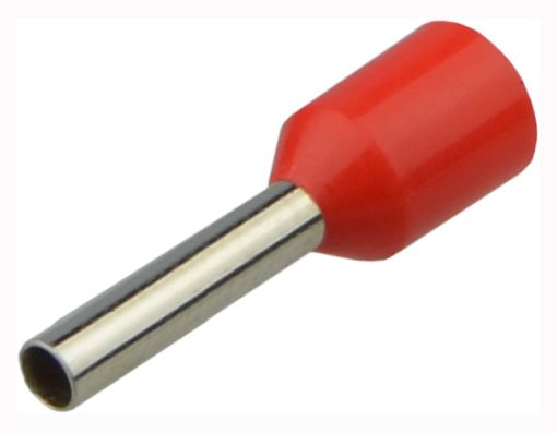 Наконечник трубчастий НТ 1,5-12 АсКо (100шт./уп) червоний(A0060010023)