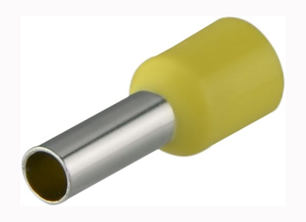 Наконечник трубчастий НТ 4,0-09 АсКо (100шт./уп) жовтий(A0060010143)