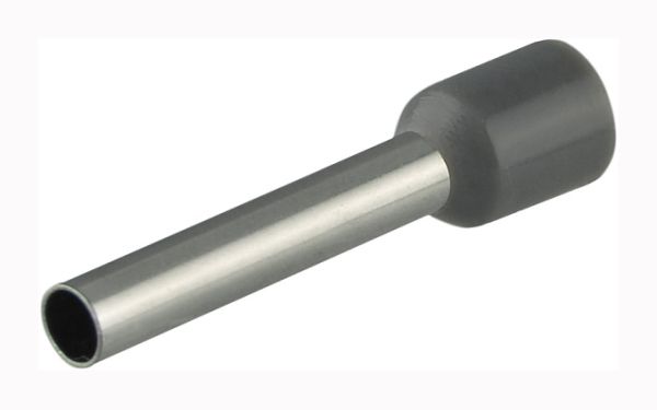 Наконечник трубчастий НТ 4,0-18 АсКо (100шт./уп) сірий(A0060010030)