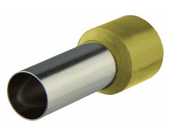 Наконечник трубчастий НТ 50,0-25 АсКо (100шт./уп) жовтий(A0060010150)