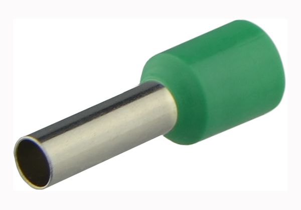 Наконечник трубчастий НТ 6,0-12 АсКо (100шт./уп) зелений(A0060010134)