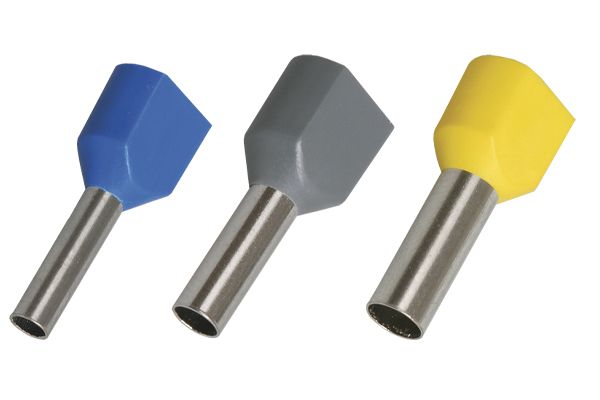 Накінечник-гільза НГИ2 0,75-08 із ізольованим фланцем (100шт/уп)  ИЕК(UTE10-D75-100)