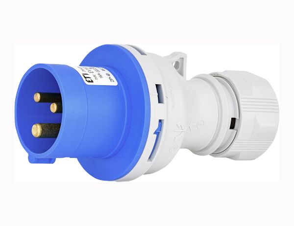 Вилка кабельна EV-1632 16 А 2Р+РЕ 230V ІР44 ETI(4482016)