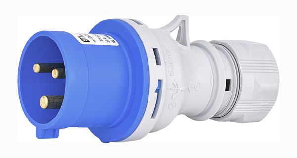 Вилка кабельна EV-3232 32 А 2Р+РЕ 230V ІР44 ETI(4482019)