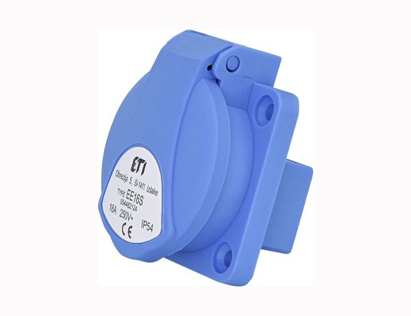 Розетка вбудована EE-16S 16А 250V ІР54 ETI(4482124)