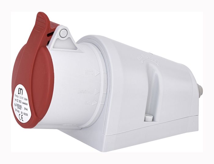 Розетка настінна EZ-1653 16А 3P+N+PE 400V ІР44 ETI(4482036)