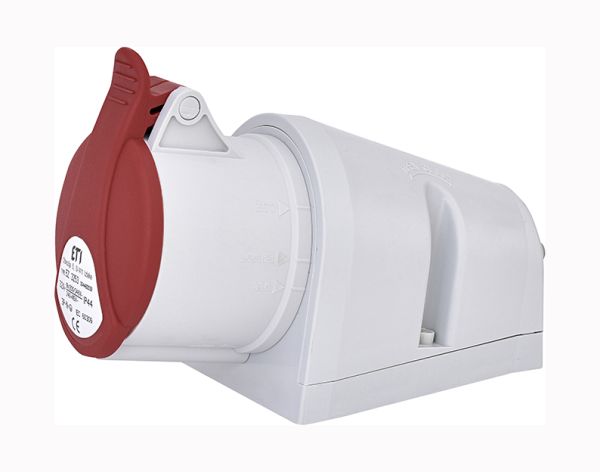Розетка настінна EZ-3253 IP44 (32А,  400V, 3P+N+PE)  ETI(4482039)