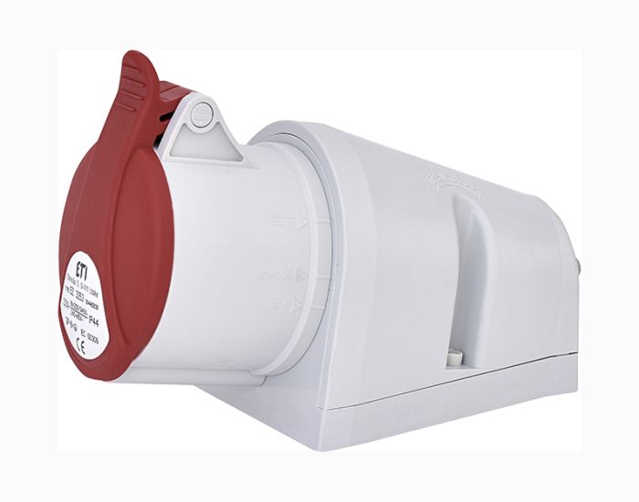 Розетка настенная EZ-3253 IP44 (32А,  400V, 3P+N+PE)  ETI(4482039)