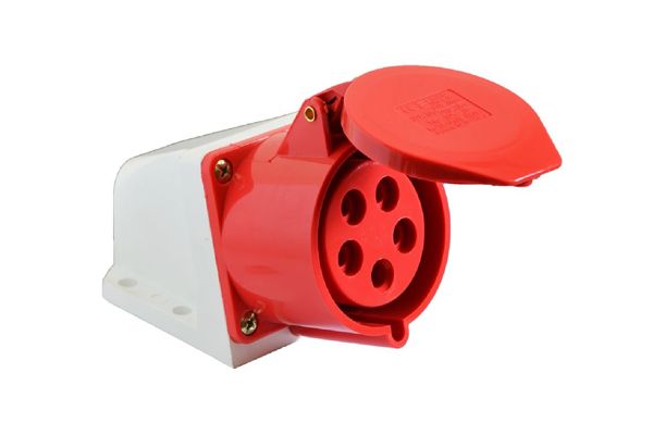 Гнездо стационарное(угловое) ГС32 А/5П/3Р+N+РЕ (125) АсКо(A0080040006)