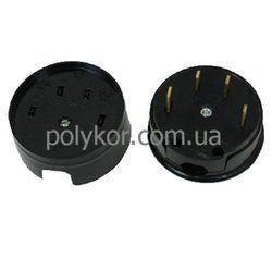 Разьем РШ-ВШ 30, 32 А/380 В, круглая (РА32-У16,  В32-У05) 4П