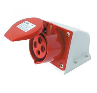 Розетка стаціонарна РС 114, 3P+PE, 16А, IP44 Electro TM(РС114)